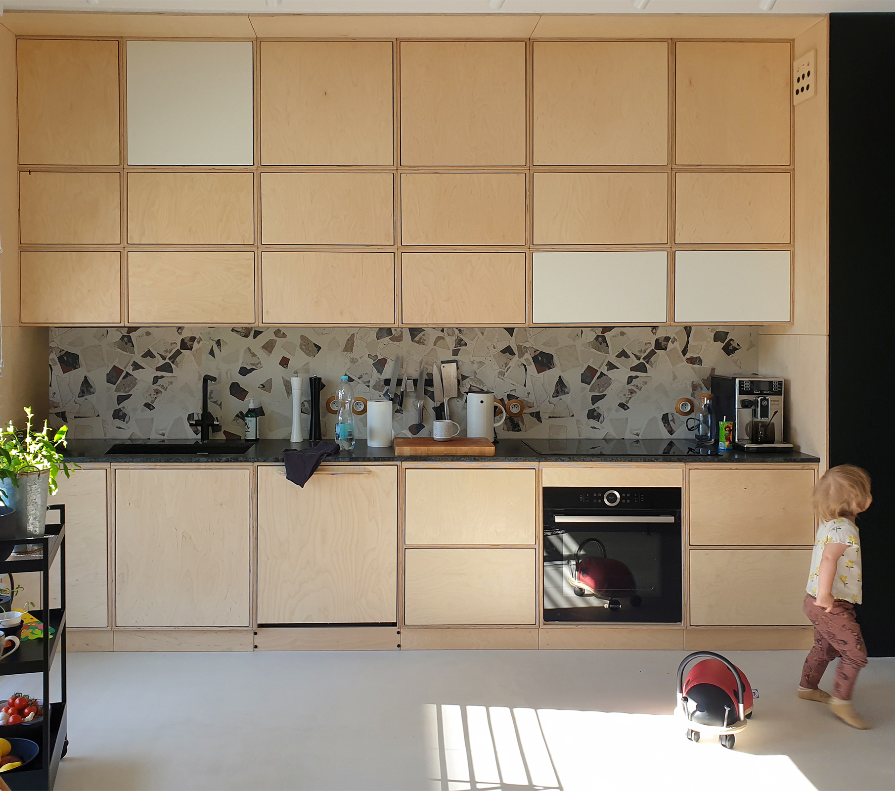 kuchnia na wymiar ze sklejki sklejka plywood kitchen scandi minimal skandynawska