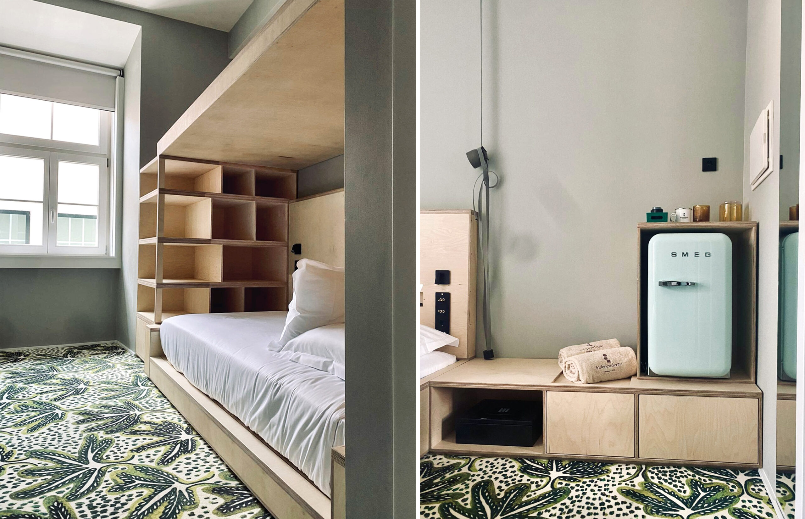 hotel plywood furniture meble hotelowe sklejka bunk bed łóżko piętrowe szafa wardrobe smeg
